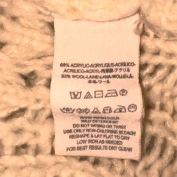 Free People knitted sweater in cream. Size small women’s - Picture 4 of 7